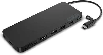 Dok stacion Lenovo USB-C Slim Travel Dock, Eclipse Black