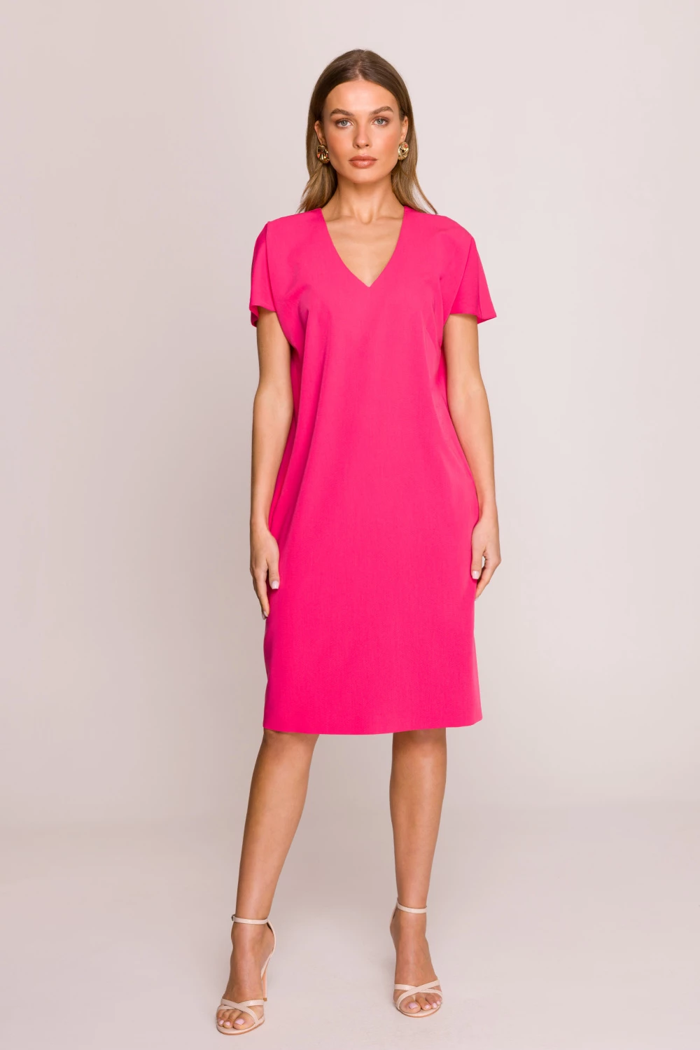 Fustan Stylove 209141, rozë