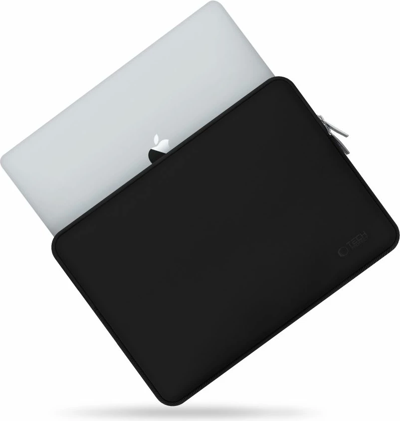 Kasë laptopi Tech-Protect NeoSlim 15-16", me çantë aksesorësh, e zezë
