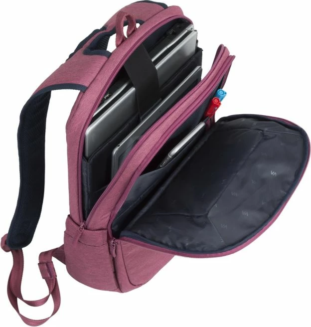 çantë shpine për laptop RIVACASE 7760, 15.6\", 17L, e kuqe