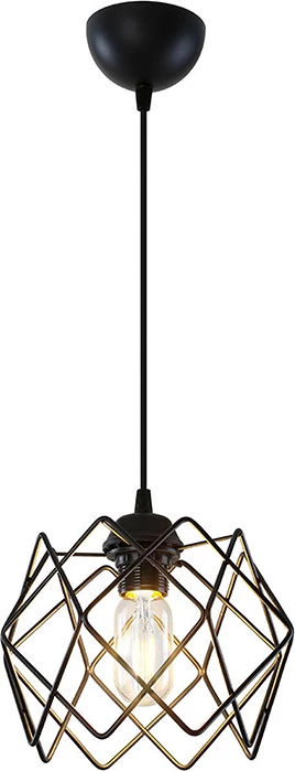 Dritë tavani PWL-1021 E27 metalike e zezë D23.5x60cm