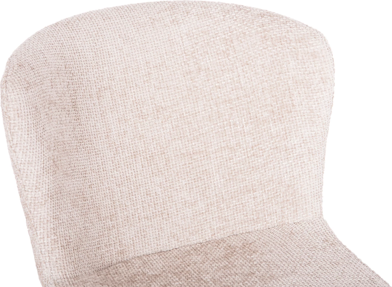 Karrige ngrënieje Obsession, set prej 2 copë, material stof, metal ngjyrë shampanje, 52x65x80cm