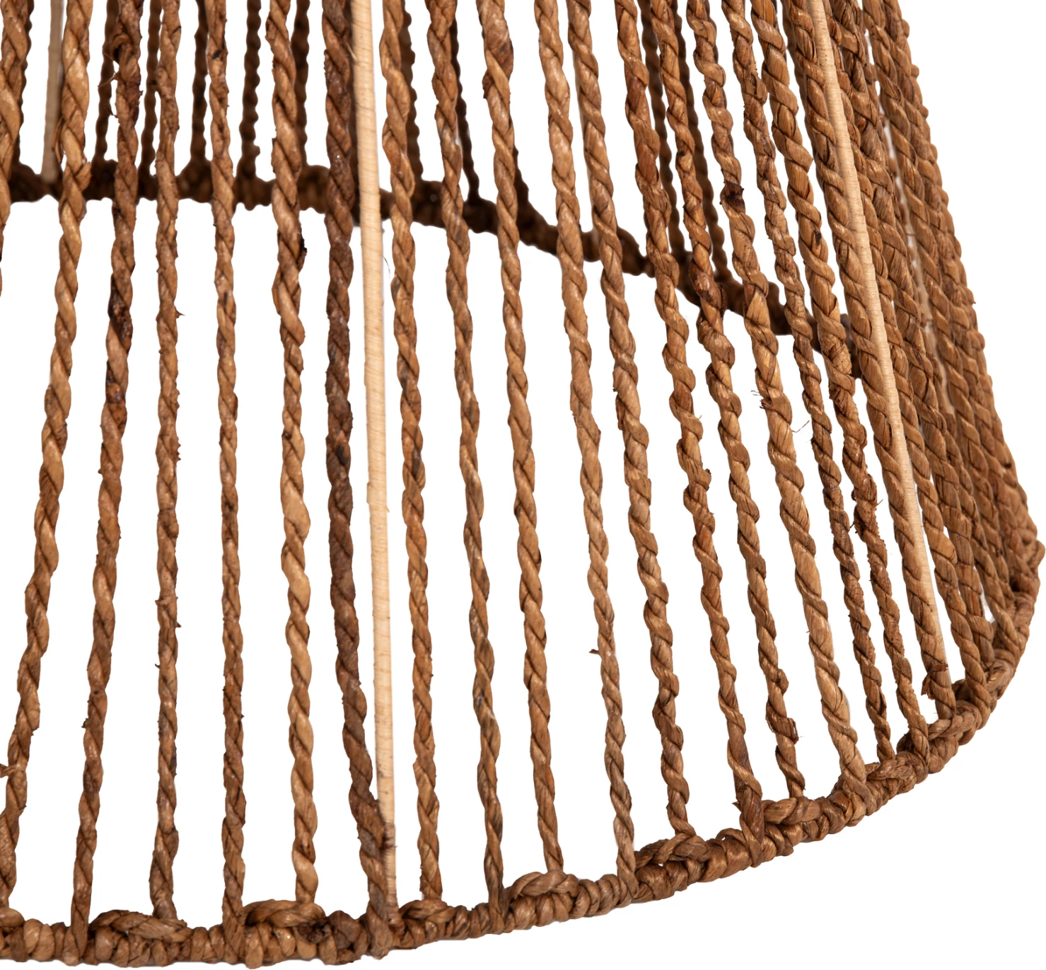 Llambë tavani varëse, fibra banane të thata, ngjyrë kafe, FH7859, 61x61-156cm