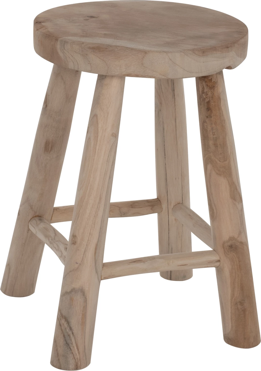 Karrige për bar KONT FH9337 dru tik i fortë e shkurtër natyrale Φ30Χ45Ηcm