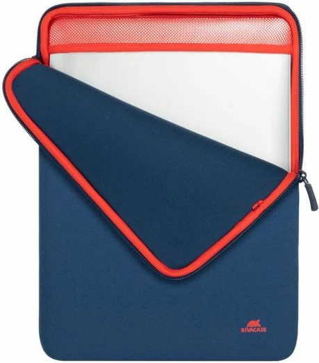 Mbështjellës (sleeve) për laptop RIVACASE 5226, deri 15.6\", memory foam, neoprene, dark blue