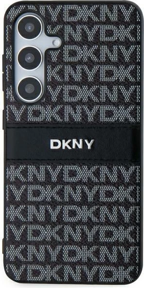 Mbështjellës DKNY Mono Stripe & Metal Logo për Samsung Galaxy S24+, i zi