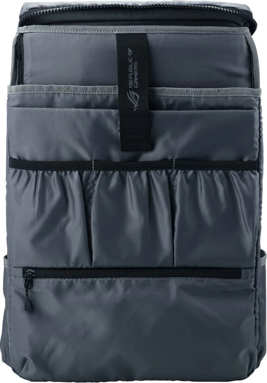 çantë shpine për laptop 17 inç, Asus ROG Ranger BP2701 Cybertext, gri/zezë