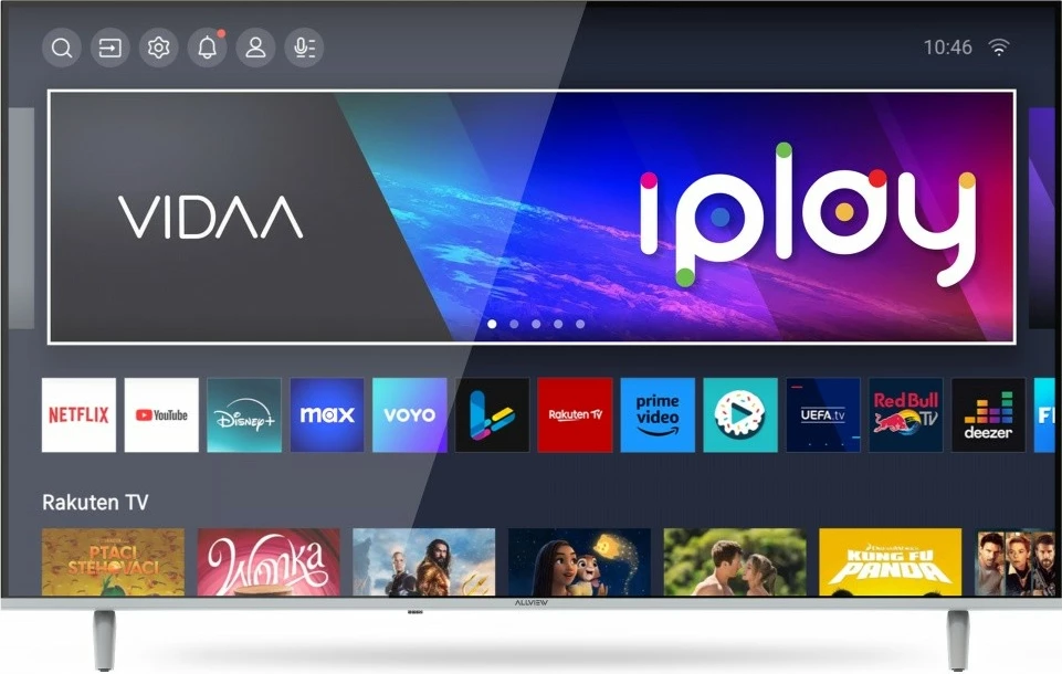 Televizor Smart Allview 55IPLAY6300-U, 55", Ultra HD/4K, VIDAA, Argjendtë