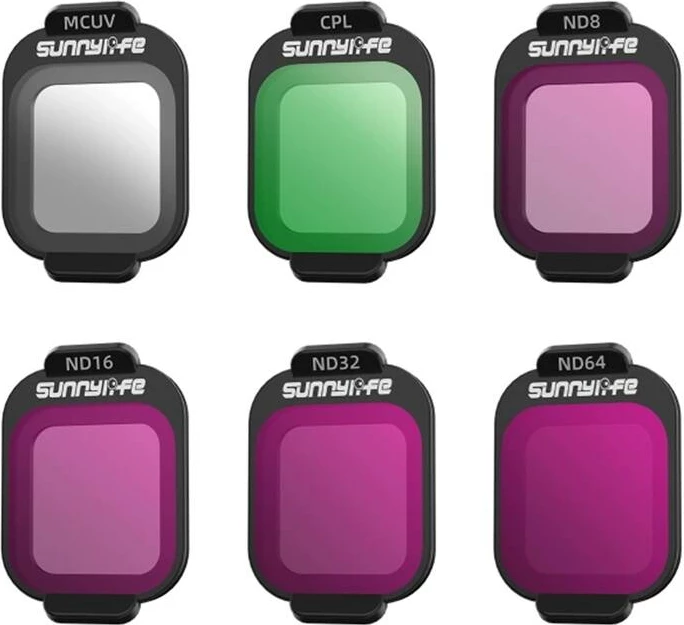 Set filtrash Sunnylife FP-FI967 për DJI Flip, MCUV, CPL, ND8, ND16, ND32, ND64