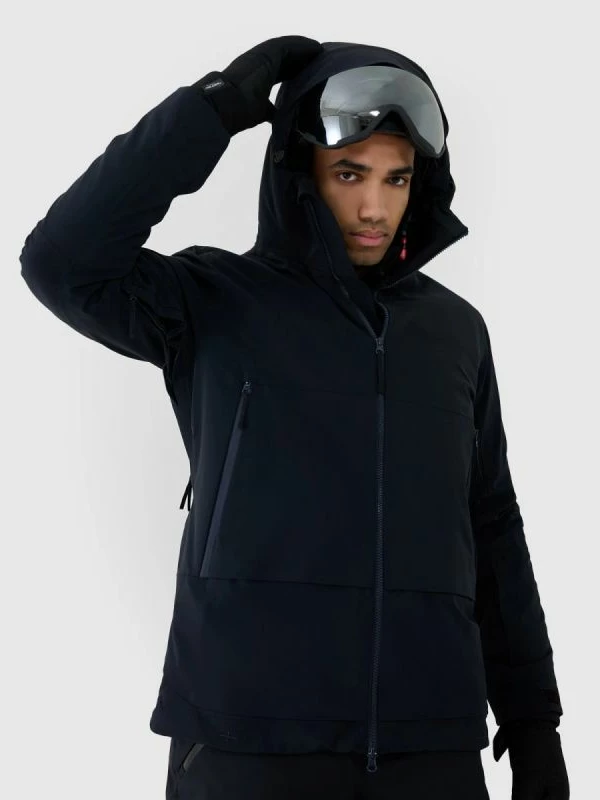 Jakne ski për meshkuj 4f, e zezë