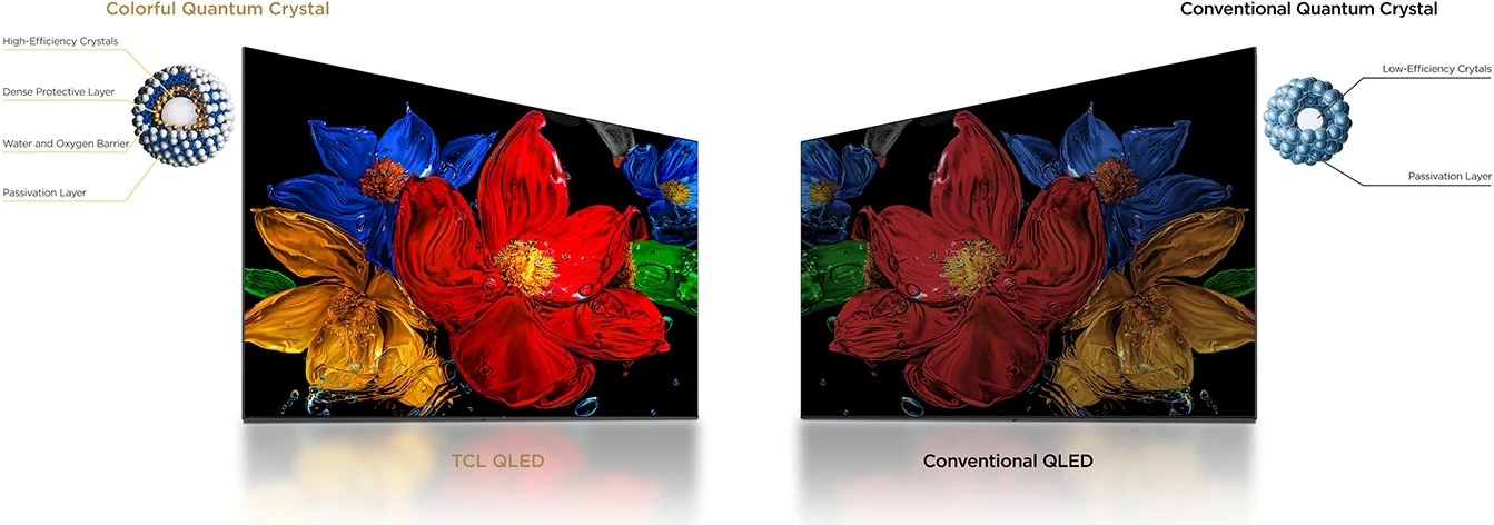 TV Smart TCL 32S59K, 32 inç, QLED, Full HD, Android TV, Metalik