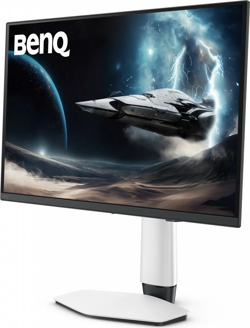Monitor BenQ EX271UZ 26.5" 4K UHD 240Hz OLED QD‑OLED 0.03ms HDR1000 VRR eARC, ngjyrë zi/bardh