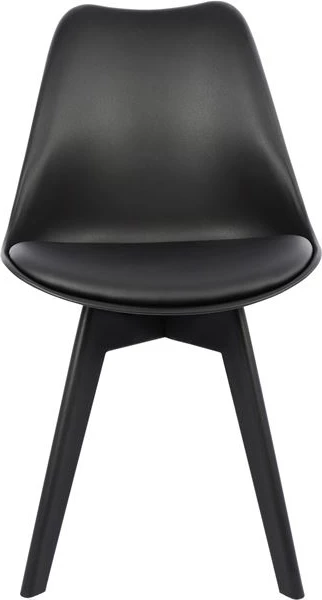 Karrige Vegas FH0033.32 polipropilenë-PU-e zezë 47,5x55x82 cm, set prej 4 copë