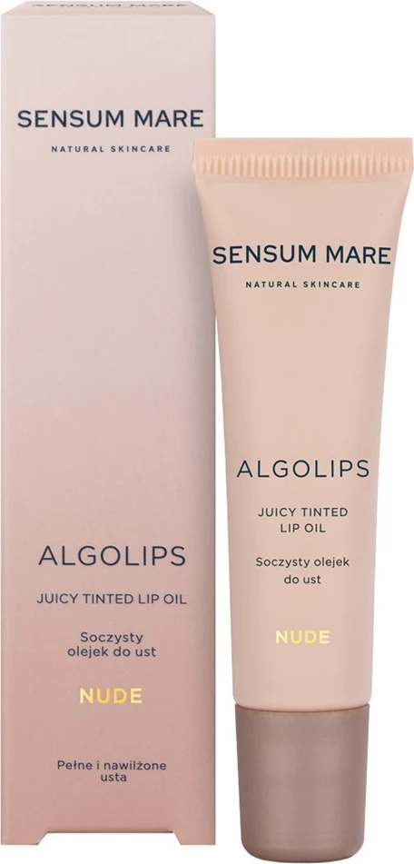 Vaj për buzë për femra Sensum Mare Algolips Juicy Lip Oil Nude, 10ml