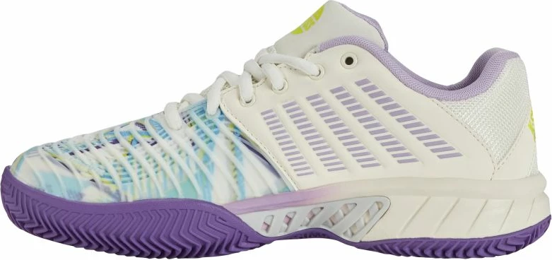 Atlete për femra K-Swiss, të bardha/vjollcë