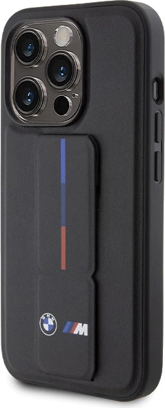 Mbështjellës BMW Grip Hot Stamp për iPhone 15 Pro Max, i zi