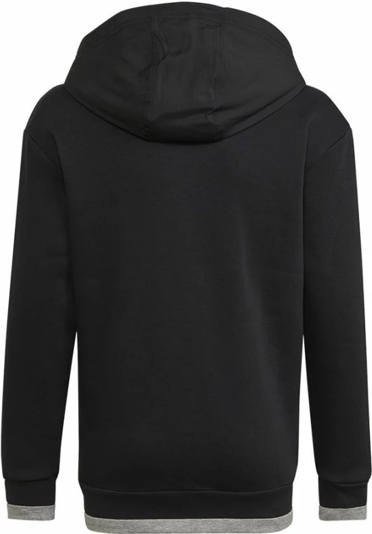 Duks me kapuç adidas për fëmijë, i zi