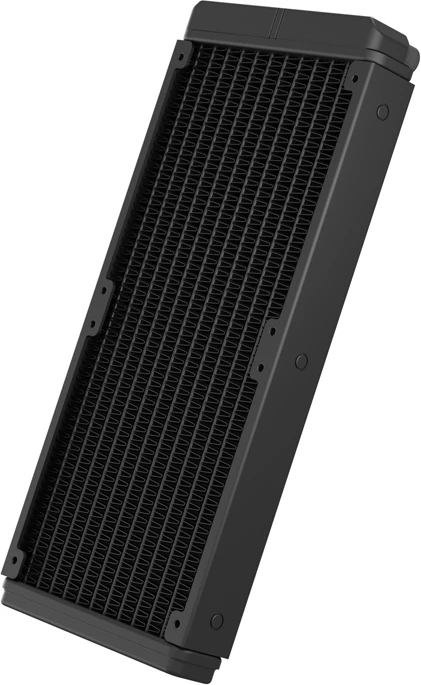 Ftohës uji CPU Darkflash DH240D v2 240 mm 2x120 mm PWM ARGB me ekran LED segment, zi