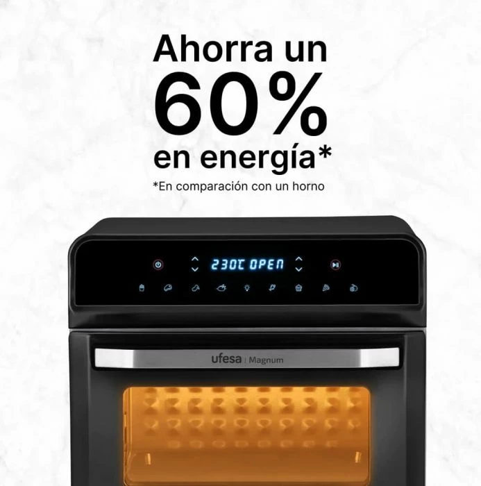 Fritezë me ajër digjitale UFESA Magnum 23L 1800W, e zezë