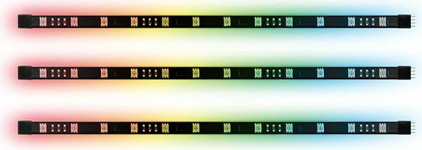 Ventilatorë RGB Thermaltake Riing Plus 12, set 3x120mm me LED, i zi