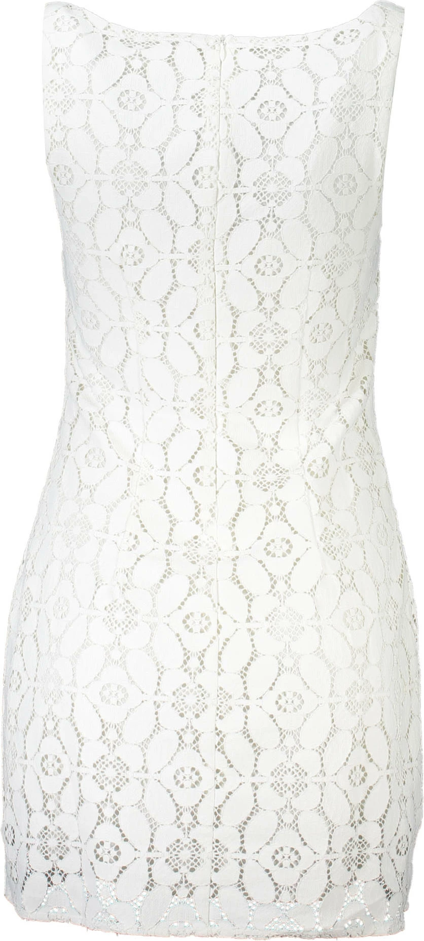 Fustan i shkurtër Desigual femra, i bardhë