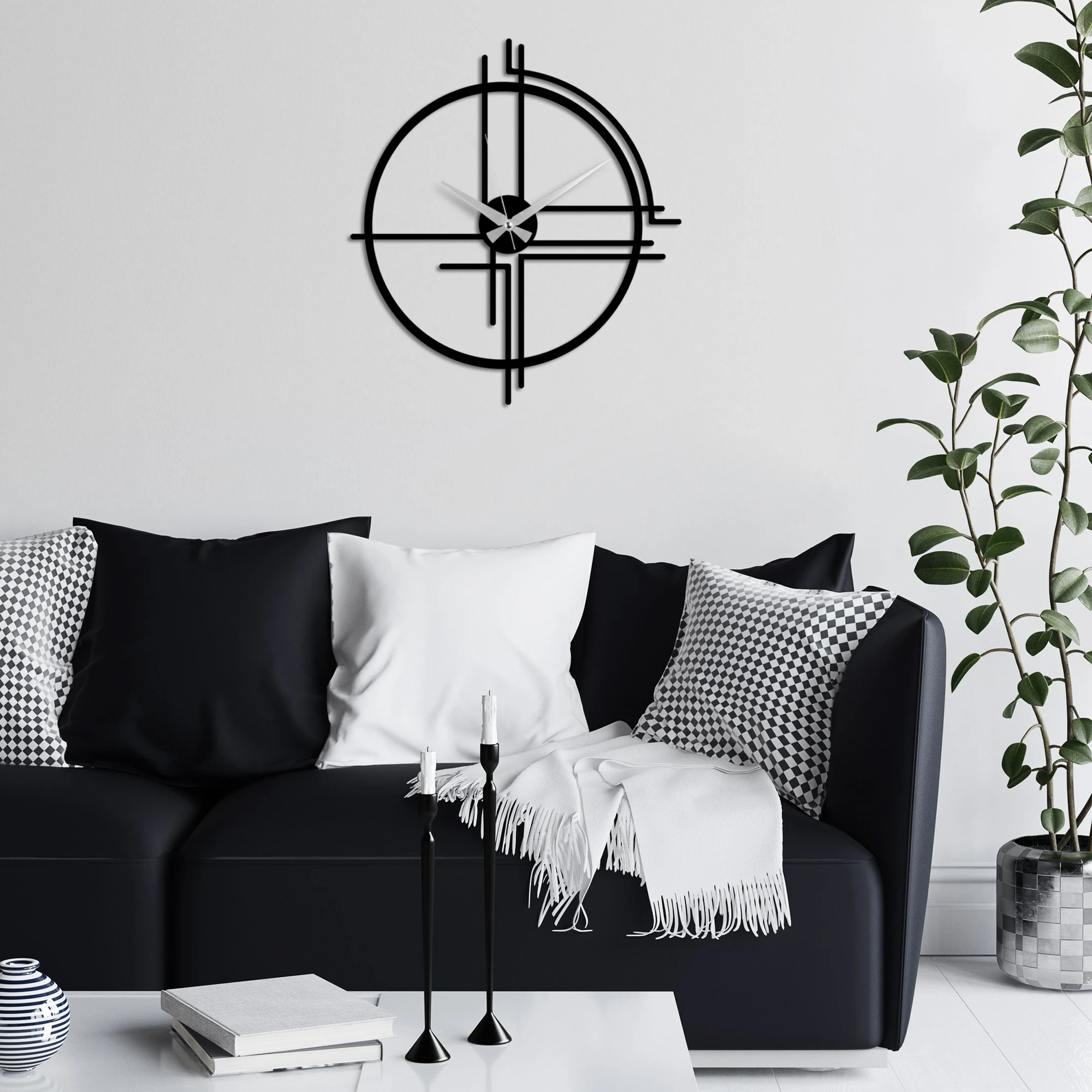 Orë muri dekorative prej metali, Wallity, dizajn unik