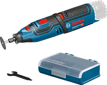 Multi-vegël Bosch GRO 12V-35 Professional, 12V, me bateri, shpejtësi të rregullueshme, zi/blu
