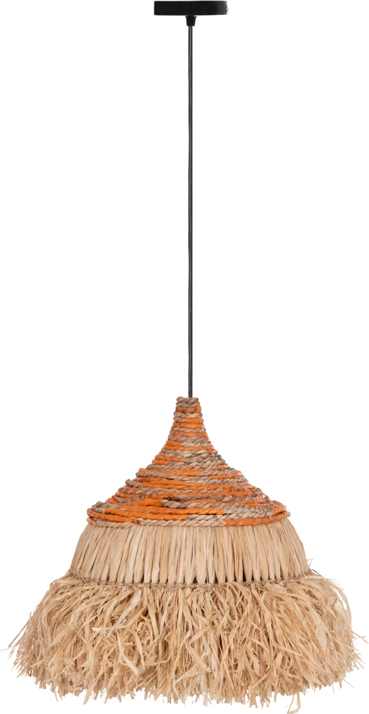 Llambë tavani varëse SIFO, fibra sisali & banane, natyrale & miks, Φ35x45Hcm