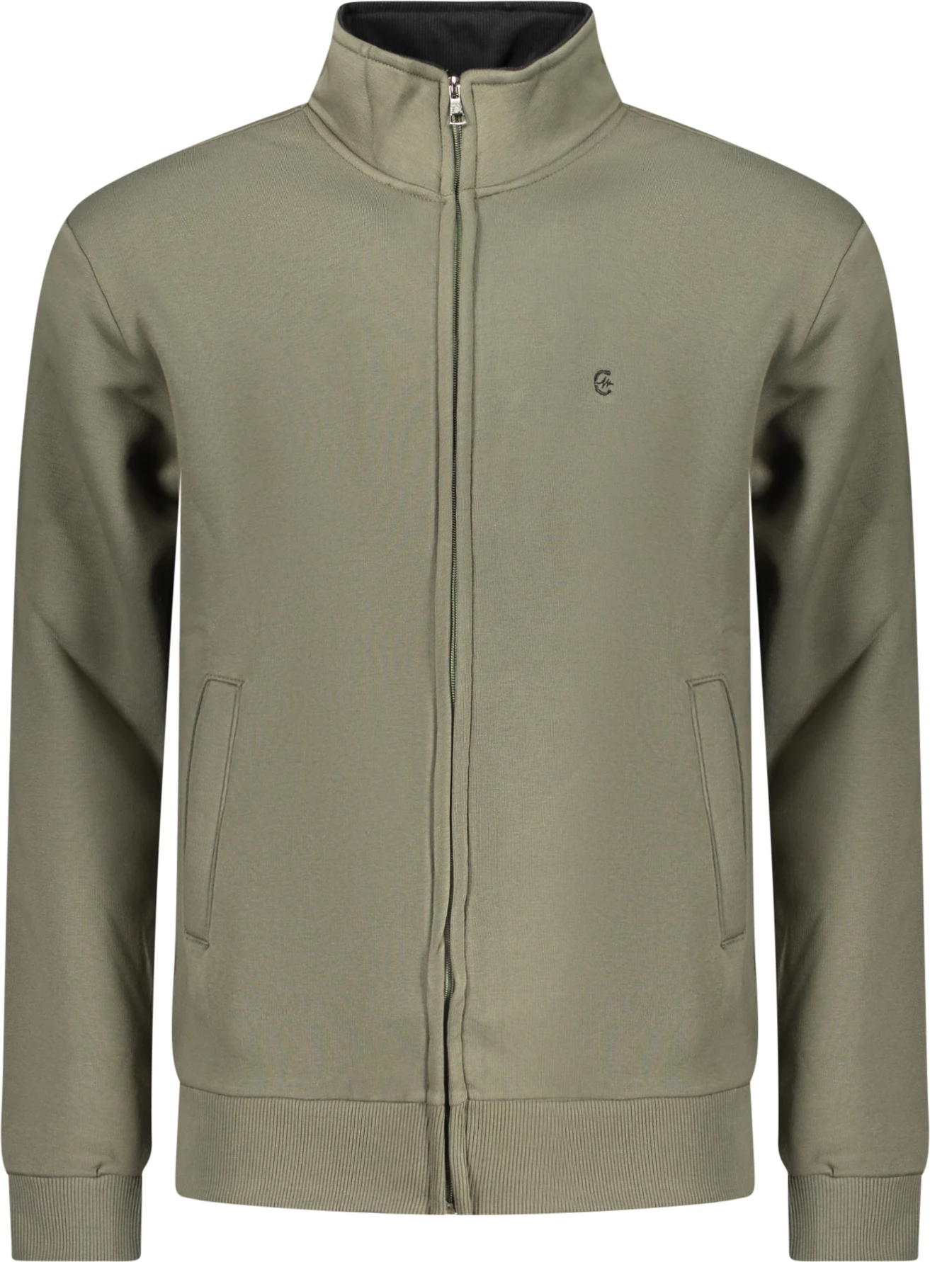 Duks për meshkuj COVERI MOVING zip-up, i gjelbër