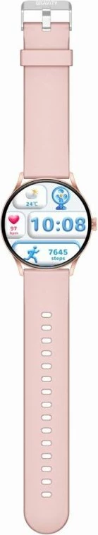 Smartwatch Gravity për femra, rozë