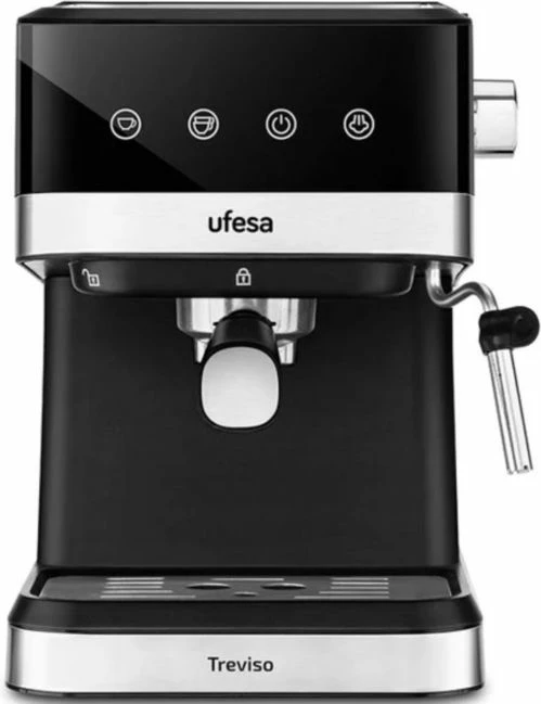 Makinë espresso UFESA Trevisso 71705670 20 bar, e zezë me inoks