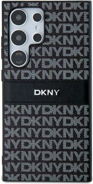 Mbështjellës DKNY Mono Stripe & Metal Logo për Samsung Galaxy S24 Ultra, i zi