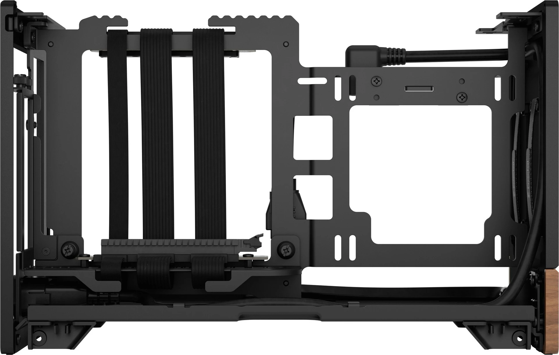 Kasë Fractal Design Terra, Mini-ITX, Alumini, Walnut, Graphite