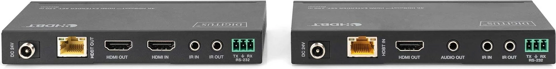 HDMI Extender Set Digitus HDBaseT 4K, 150m, AV transmetues & pranues, i zi