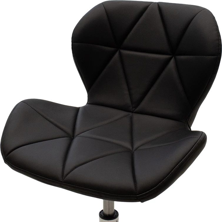 Karrige zyre Frea II, lëkurë PU, ngjyrë e zezë