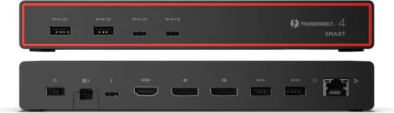 Dok Thunderbolt 4 Smart Lenovo ThinkPad Gen 2 7500 40BE0135EU, 8K 60Hz, 40 Gb/s, HDMI, 2x DisplayPort, 2x USB-C, 4x USB-A, e zezë