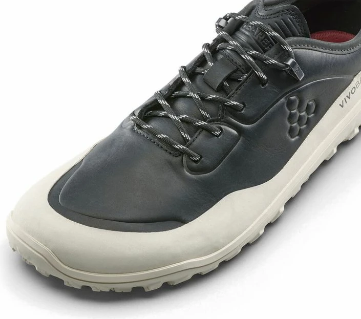Këpucë për meshkuj Vivobarefoot, obsidian/white