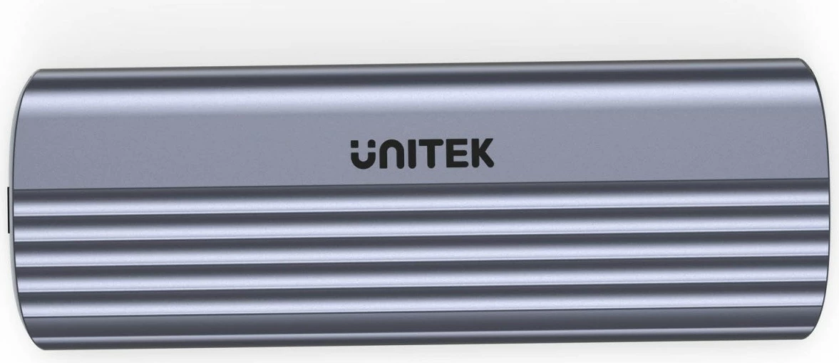 Kasë Unitek S1241B01 për SSD M.2 NVMe, USB-C, 10Gbps, Alumini, Gri