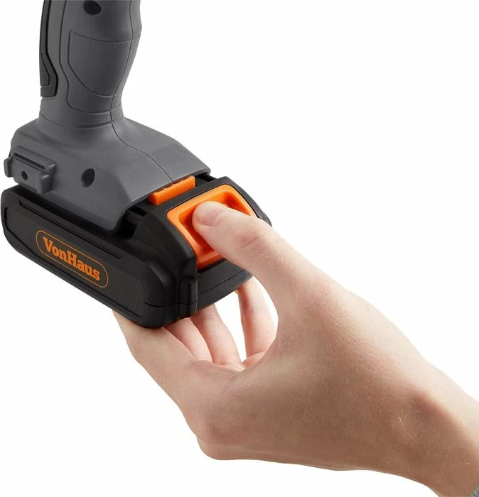 Bateri VONHAUS E-Series MPN 3500161 18V 1.5Ah Li-ion me indikator, e zezë/portokalli