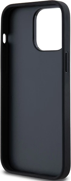 Mbështjellës DKNY Mono Stripe & Metal Logo për iPhone 14 Pro Max, i zi