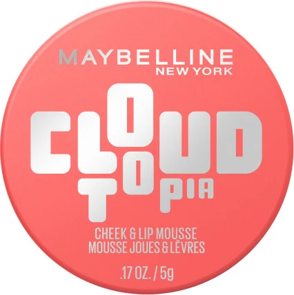 Blush mat dhe balsam për buzë Maybelline Cloudtopia 05 Coral Illusion për femra, 5g