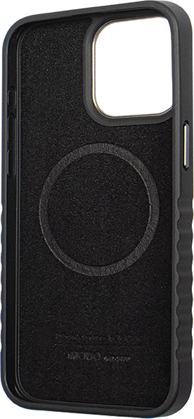 Mbështjellës Audi Genuine Leather me MagSafe për iPhone 15 Pro Max, zi e kuqe