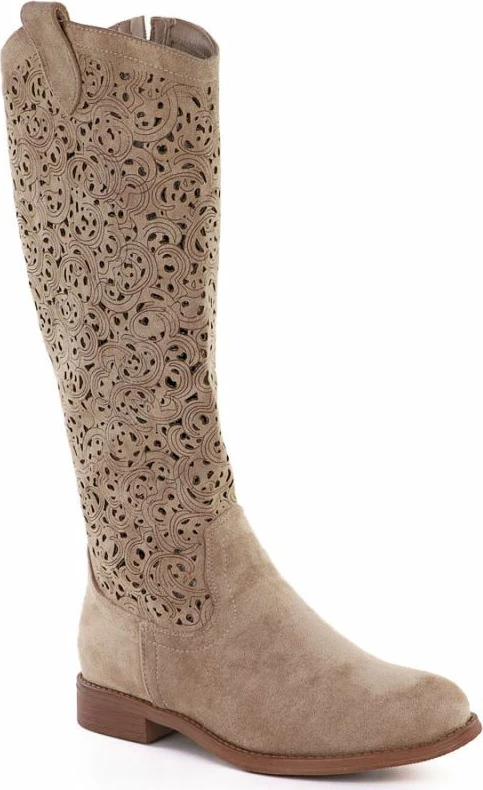 Çizme për femra S.Barski HY61-8023, bezhë