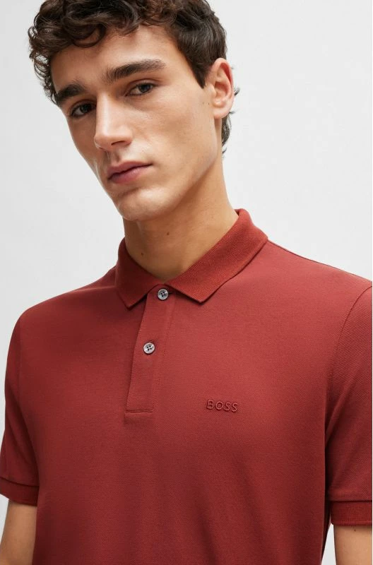 Maicë polo Boss për meshkuj, kafe