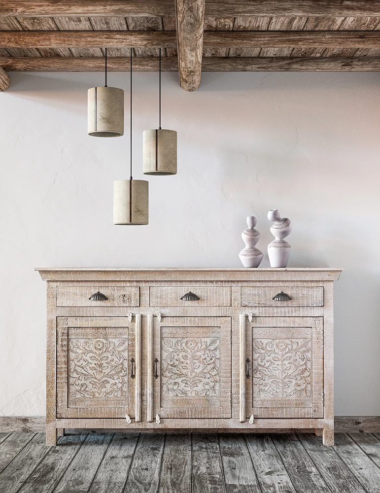 Llambë varëse STRIP, beton, metal, 18x18x22cm