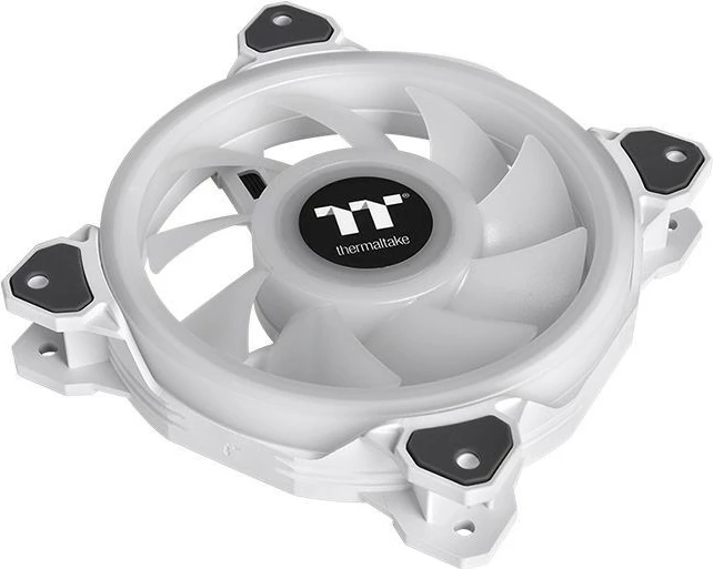 Ventilator kasë Thermaltake Riing Quad 12 RGB TT Premium Edition 3x120mm bardhë