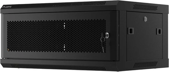 Kasë serveri Lanberg WF01-6404-23B, 4U, 19-inç, 600x450 mm, derë e perforuar, e zezë (flat pack)