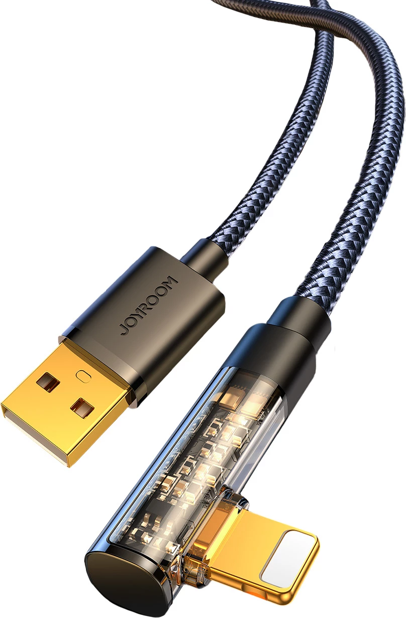 Kabllo Joyroom S-UL012A6 Lightning në USB-A, 1.2m, 2.4A, e zezë