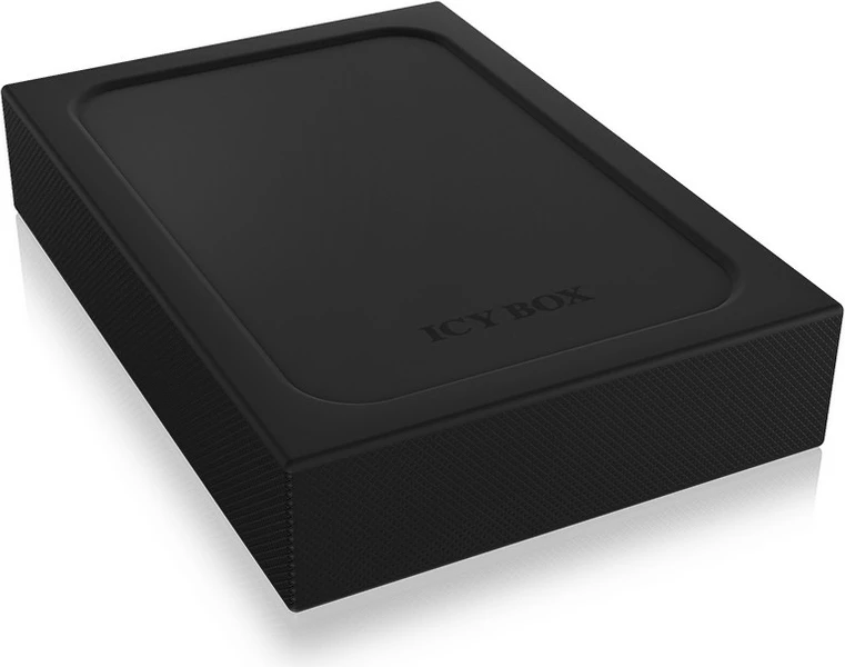 Kasë IcyBox IB-256WP për hard disk 2.5" SATA, alumini, USB 3.0, e zezë