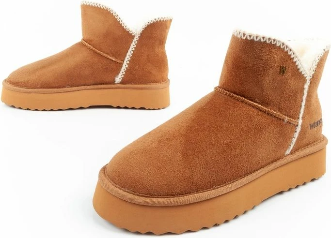 Çizme të shkurta për femra Wrangler, kafe